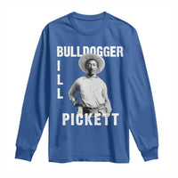 Bill Pickett Long Sleeve Shirt Bulldogger Black Cowboy Western Legend Vintage