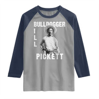 Bill Pickett Raglan Shirt Bulldogger Black Cowboy Western Legend Vintage