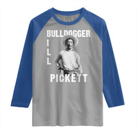 Bill Pickett Raglan Shirt Bulldogger Black Cowboy Western Legend Vintage