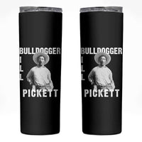 Bill Pickett Skinny Tumbler Bulldogger Black Cowboy Western Legend Vintage