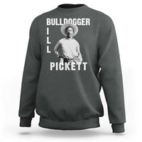 Bill Pickett Sweatshirt Bulldogger Black Cowboy Western Legend Vintage
