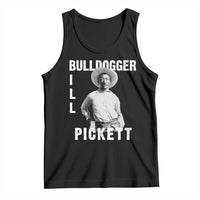 Bill Pickett Tank Top Bulldogger Black Cowboy Western Legend Vintage