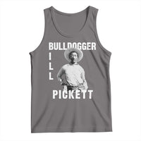 Bill Pickett Tank Top Bulldogger Black Cowboy Western Legend Vintage