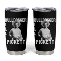 Bill Pickett Tumbler Cup Bulldogger Black Cowboy Western Legend Vintage