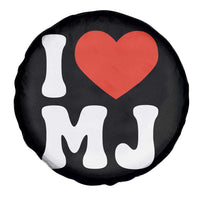 I Heart MJ Classic Graphic Tribute Spare Tire Cover Love Pop Legend Iconic Culture Music Fan Favor