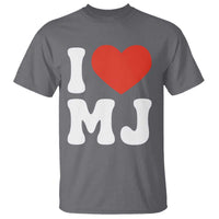 I Heart MJ Classic Graphic Tribute T Shirt Love Pop Legend Iconic Culture Music Fan Favor