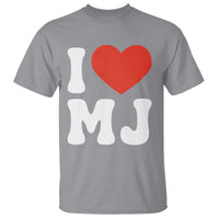 I Heart MJ Classic Graphic Tribute T Shirt Love Pop Legend Iconic Culture Music Fan Favor