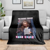 Sarcastic You Rushed Through Your Test Doll Meme Throw Blanket Teacher Reaction Humor Final Exams