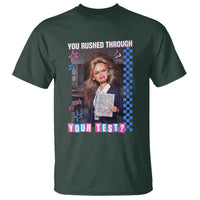 Sarcastic You Rushed Through Your Test Doll Meme T Shirt Teacher Reaction Humor Final Exams