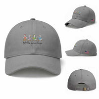 Let the Games Begin Cute Geese Baseball Cap Field Day Whimsical School Sports