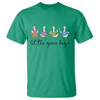 Let the Games Begin Cute Geese T Shirt Field Day Whimsical School Sports