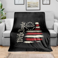 250 Years of Liberty 1776-2026 We The People Throw Blanket Distressed American Flag Patriotic Semiquincentennial 250th Anniversary