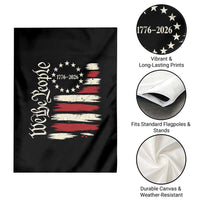250 Years of Liberty 1776-2026 We The People Garden Flag Distressed American Flag Patriotic Semiquincentennial 250th Anniversary