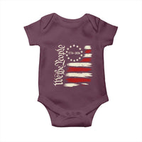 250 Years of Liberty 1776-2026 We The People Baby Onesie Distressed American Flag Patriotic Semiquincentennial 250th Anniversary