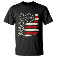 250 Years of Liberty 1776-2026 We The People T Shirt Distressed American Flag Patriotic Semiquincentennial 250th Anniversary