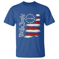 250 Years of Liberty 1776-2026 We The People T Shirt Distressed American Flag Patriotic Semiquincentennial 250th Anniversary