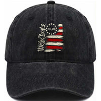 250 Years of Liberty 1776-2026 We The People Washed Cotton Baseball Cap Distressed American Flag Patriotic Semiquincentennial 250th Anniversary