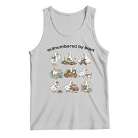 Outnumbered By Boys Funny Goose Mom Life Tank Top Chaos Coordinator Motherhood Mothers Day Gag Gift