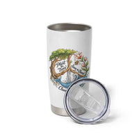 Plant The Trees Save The Bees Clean The Seas Tumbler Cup Vintage Peace Sign Aesthetic Nature Lover Ocean Conservation