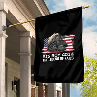 Vintage American Steam Train Garden Flag Legend of the Rails Heritage Pride