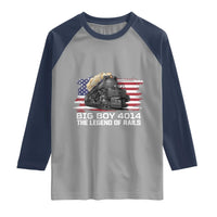 Vintage American Steam Train Raglan Shirt Legend of the Rails Heritage Pride
