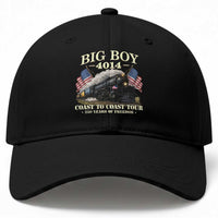 Patriotic Freedom Express Coast to Coast Baseball Cap Steam Train Legend Heritage Pride