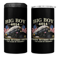 Patriotic Freedom Express Coast to Coast 4 in 1 Can Cooler Tumbler Steam Train Legend Heritage Pride