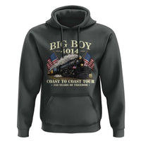 Patriotic Freedom Express Coast to Coast Hoodie Steam Train Legend Heritage Pride