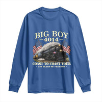 Patriotic Freedom Express Coast to Coast Long Sleeve Shirt Steam Train Legend Heritage Pride