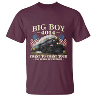 Patriotic Freedom Express Coast to Coast T Shirt Steam Train Legend Heritage Pride