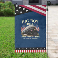 Patriotic Freedom Express Coast to Coast Patriotic Garden Flag Steam Train Legend Heritage Pride