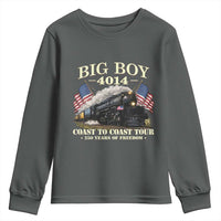 Patriotic Freedom Express Coast to Coast Youth Sweatshirt Steam Train Legend Heritage Pride