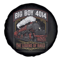 Retro Emblem Classic Steam Train Spare Tire Cover Locomotive Heritage Pride Legend of the Rails