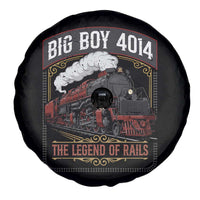 Retro Emblem Classic Steam Train Spare Tire Cover Locomotive Heritage Pride Legend of the Rails