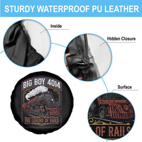Retro Emblem Classic Steam Train Spare Tire Cover Locomotive Heritage Pride Legend of the Rails