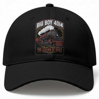Retro Emblem Classic Steam Train Baseball Cap Locomotive Heritage Pride Legend of the Rails