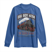 Retro Emblem Classic Steam Train Long Sleeve Shirt Locomotive Heritage Pride Legend of the Rails
