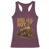 Vintage American Steam Train Locomotive Legend Racerback Tank Top Compass Adventure Heritage Pride Graphic
