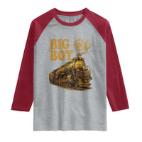 Vintage American Steam Train Locomotive Legend Raglan Shirt Compass Adventure Heritage Pride Graphic