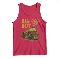 Vintage American Steam Train Locomotive Legend Tank Top Compass Adventure Heritage Pride Graphic