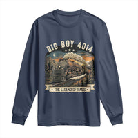 Scenic Mountain Steam Train Graphic Long Sleeve Shirt Legend of the Rails Heritage Pride