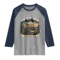 Scenic Mountain Steam Train Graphic Raglan Shirt Legend of the Rails Heritage Pride