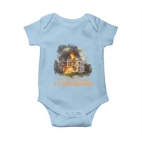 Juneteenth Ancestral Justice Baby Onesie This Fire Aint Arson It is Remembrance Black History - Wonder Print Shop