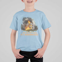 Juneteenth Ancestral Justice T Shirt For Kid This Fire Aint Arson It is Remembrance Black History - Wonder Print Shop