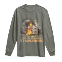 Juneteenth Ancestral Justice Long Sleeve Shirt This Fire Aint Arson It is Remembrance Black History - Wonder Print Shop