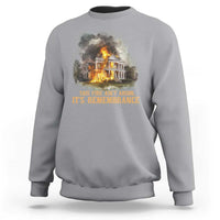 Juneteenth Ancestral Justice Sweatshirt This Fire Aint Arson It is Remembrance Black History - Wonder Print Shop
