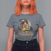 Juneteenth Ancestral Justice T Shirt For Women This Fire Aint Arson It is Remembrance Black History - Wonder Print Shop