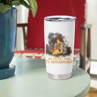 Juneteenth Ancestral Justice Tumbler Cup This Fire Aint Arson It is Remembrance Black History - Wonder Print Shop