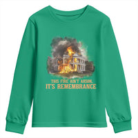 Juneteenth Ancestral Justice Youth Sweatshirt This Fire Aint Arson It is Remembrance Black History - Wonder Print Shop