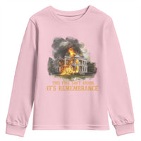 Juneteenth Ancestral Justice Youth Sweatshirt This Fire Aint Arson It is Remembrance Black History - Wonder Print Shop